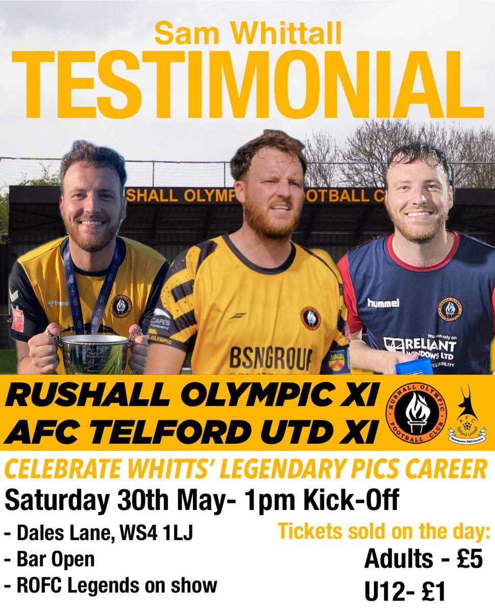 Rushall Olympic FC tweet media