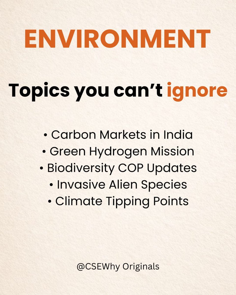 CseWhy's tweet image. Curated this list covering all subjects!

Save this thread for #UPSC 2026