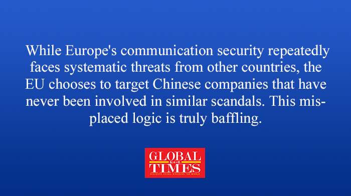 globaltimesnews's tweet image. #Editorial: Recently, the Chinese Ministry of Commerce formally submitted its comments to the European Commission regarding the draft revision of the EU's Cybersecurity Act, expressing China's serious concerns. China believes this represents a classic example of politicizing