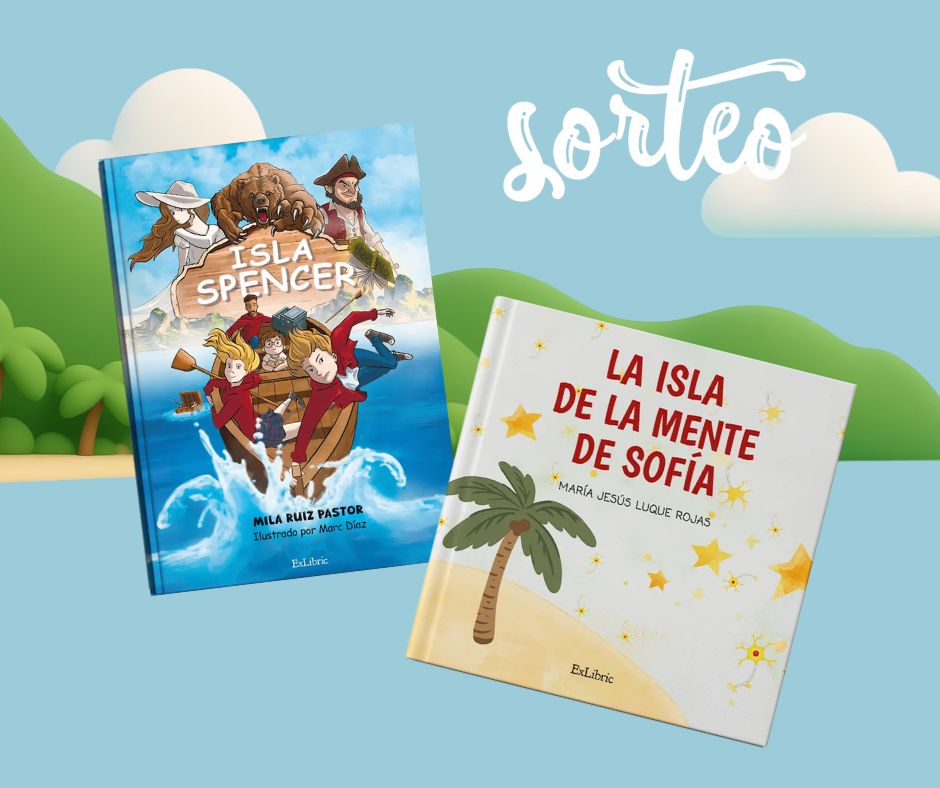 ExLibric's tweet photo. 👀🌊 Dos islas y a cuál más divertida para perderse en ella.

Sorteamos «Isla Spencer» y «La Isla de la Mente de Sofía» 📖 Una aventura con misterio y amistad; la otra, un viaje por la mente para entender lo que pasa dentro y no solo fuera.

¿Cómo participar?

👉 Sigue la cuenta
❤️ Deja tu "me gusta"
🔁 Haz repost
💬 Comenta y etiqueta a un amigo

¡Resolveremos el sorteo el próximo 28/04! 🗓️

Y si tú también tienes una historia que te lleva lejos, igual ya va tocando sacarla del mapa y publicarla con nosotros ✍️