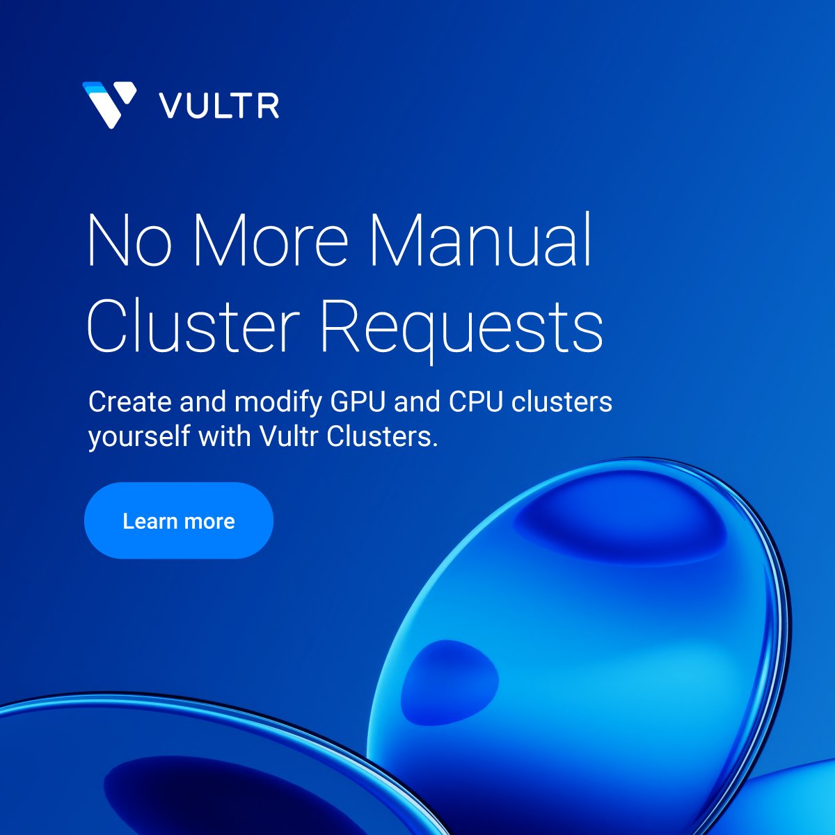 Vultr's tweet photo. Vultr is the first cloud provider to offer on-demand, self-service GPU or CPU clusters with the latest GPU and CPU servers.

Creating clusters is a remarkably straightforward process. Dive in: https://t.co/qlE2I10LVu https://t.co/XWgXZWMuOC