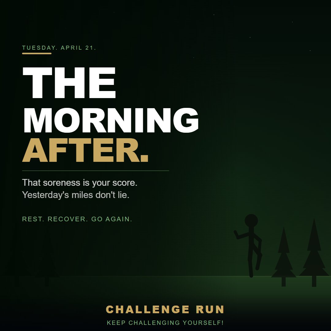 Challenge Run tweet media