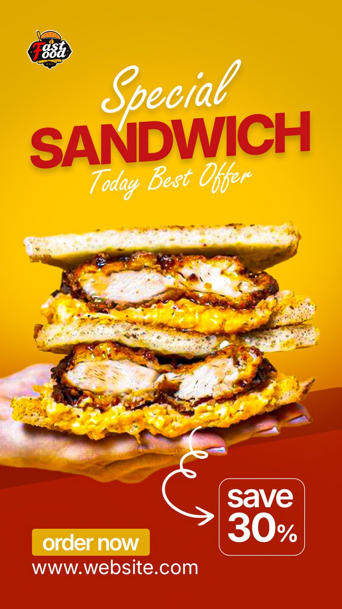 imranpxlmin's tweet image. Food social media story design 
Fresh, juicy &amp;amp; loaded with flavour — your favourite fast food

#FoodLovers 

@pixlgaf