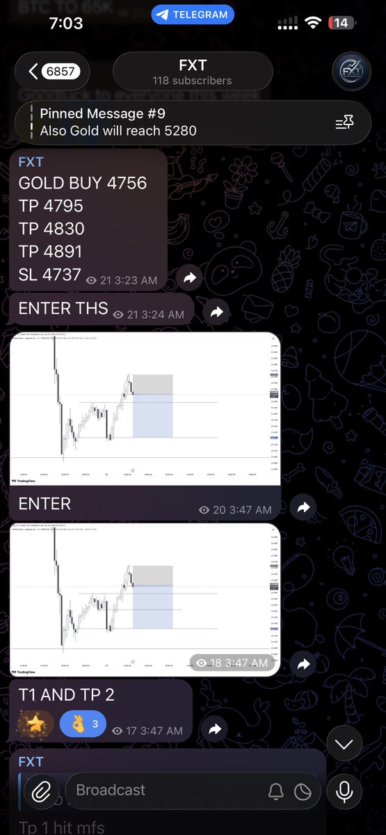 Im_Spectacularr's tweet photo. Free gold signal hit tp 740pips 1 day https://t.co/bVQix7itAY