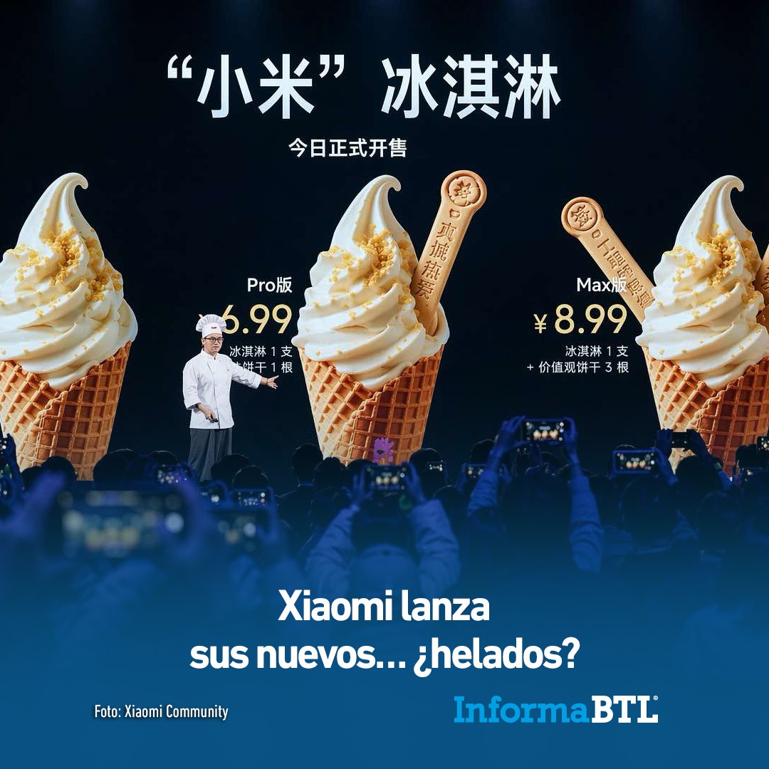 InformaBTL's tweet image. #Xiaomi lanzó helados y se volvió viral. No es un negocio, es estrategia: así convierte productos en cultura y conversación global 😍😲👉 zurl.co/Zv0RF

#marketing
#consumo
#xiaomiicecream
#helado
#retail