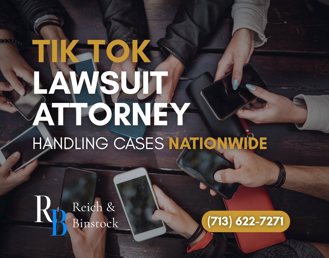 rbfirm's tweet photo. TikTok addiction is raising serious concerns for families nationwide. Harmful content, dangerous challenges, and mental health impacts are driving legal action. Reich &amp; Binstock handles TikTok lawsuit cases across the U.S. Learn your options: https://t.co/umDHfEY6ag https://t.co/3fmQFcZYJS