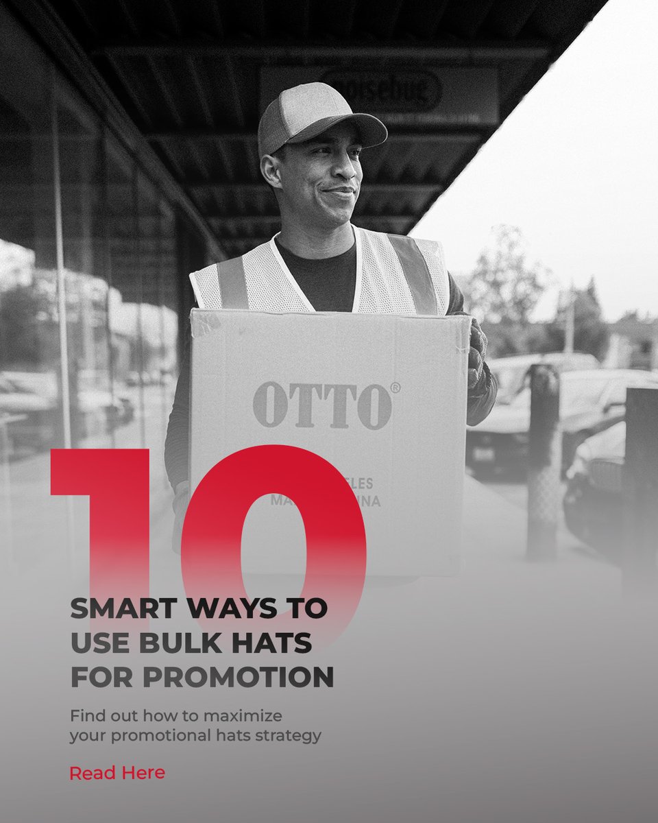 otto_cap's tweet photo. 10 Smart Ways to Use Bulk Hats for Promotions 💡
Boost visibility. Maximize Style.
Read now: https://t.co/Xc83vaT8Ps https://t.co/viGerE46UV