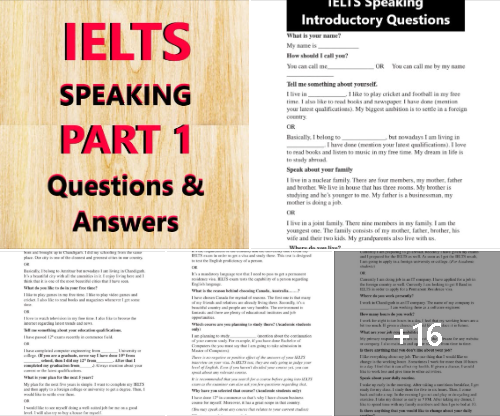 ielts_iuare's tweet image. IELTS Speaking Part 1 Questions &amp;amp; Answers

Download PDF File - bit.ly/3LmAaop

Full Post Link - facebook.com/ieltsupdatesan…

#IELTS #English #speaking #ieltsspeakingtips
#ieltsspeaking #ieltsspeakingpart1 #speakingintro