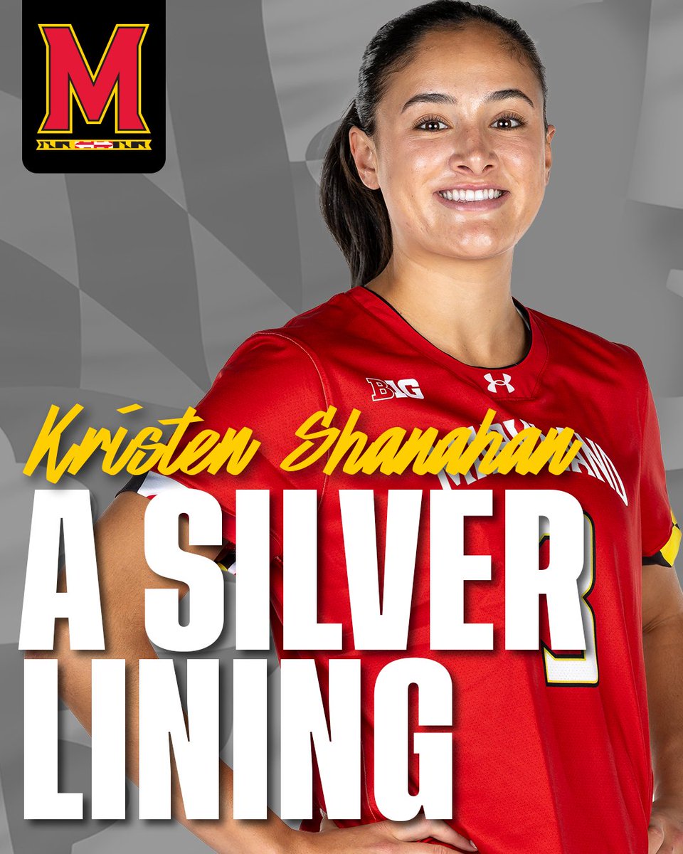 umterps's tweet photo. After years of battling injuries, Kristen Shanahan has found her silver lining in College Park ❤️‍🔥🥍

 Now, she’s playing a key role as the Terps head into postseason play.

Read her full story: https://t.co/FXcLVhQ4i1 https://t.co/ZmRc77N7ST
