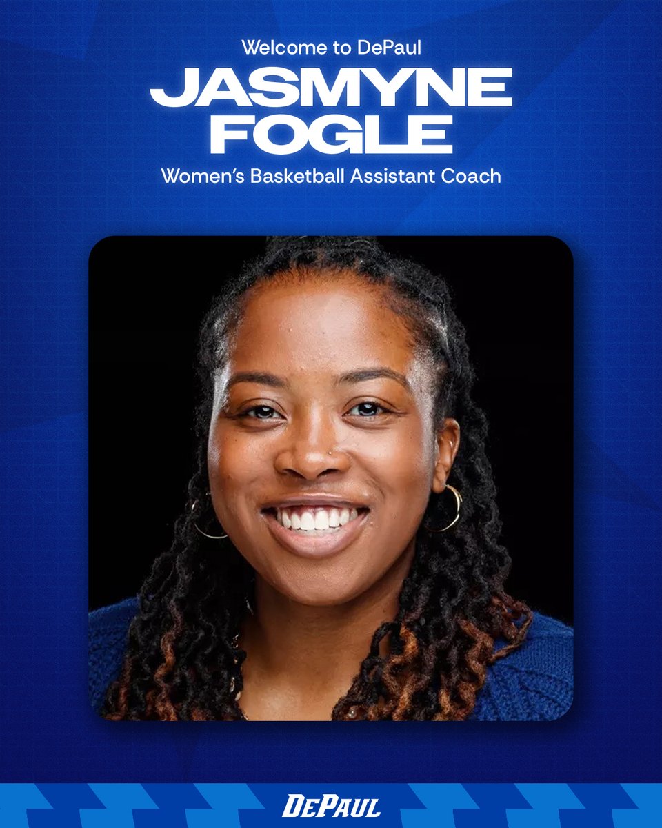 DePaulWBBHoops's tweet photo. We're proud to welcome Jasmyne Fogle to Lincoln Park 🔵😈

📰 https://t.co/moZ59Hnpx2 https://t.co/2LmodEM9NB