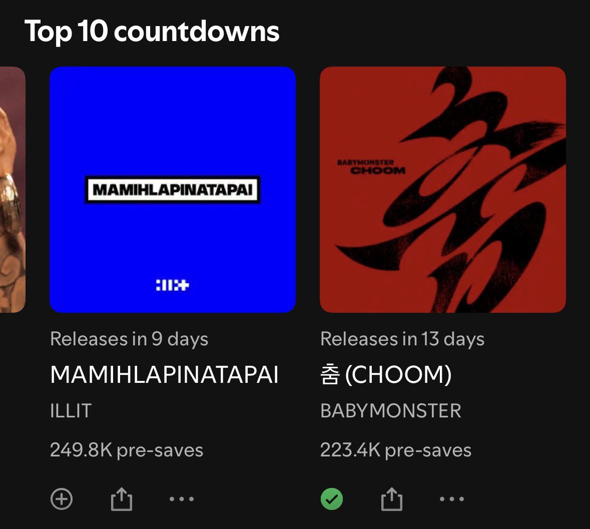CHOOM ENTERED THE PRESAVE CHART ON SPOTIFY. PRESAVE NOW 

(open.spotify.com/prerelease/0CV…)