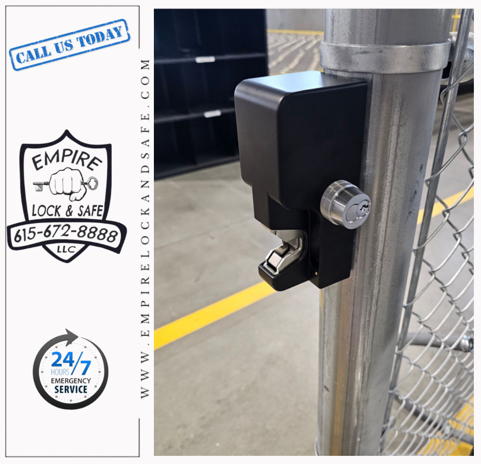 empirelocknsafe's tweet image. Gates are often overlooked, but they’re an important part of your property’s security. We install and replace gate locks and handles built to hold up over time.

Call us today! 615-672-8888
linktr.ee/empirelockands…
#GateLocks #PropertySecurity #EmpireLockSafe