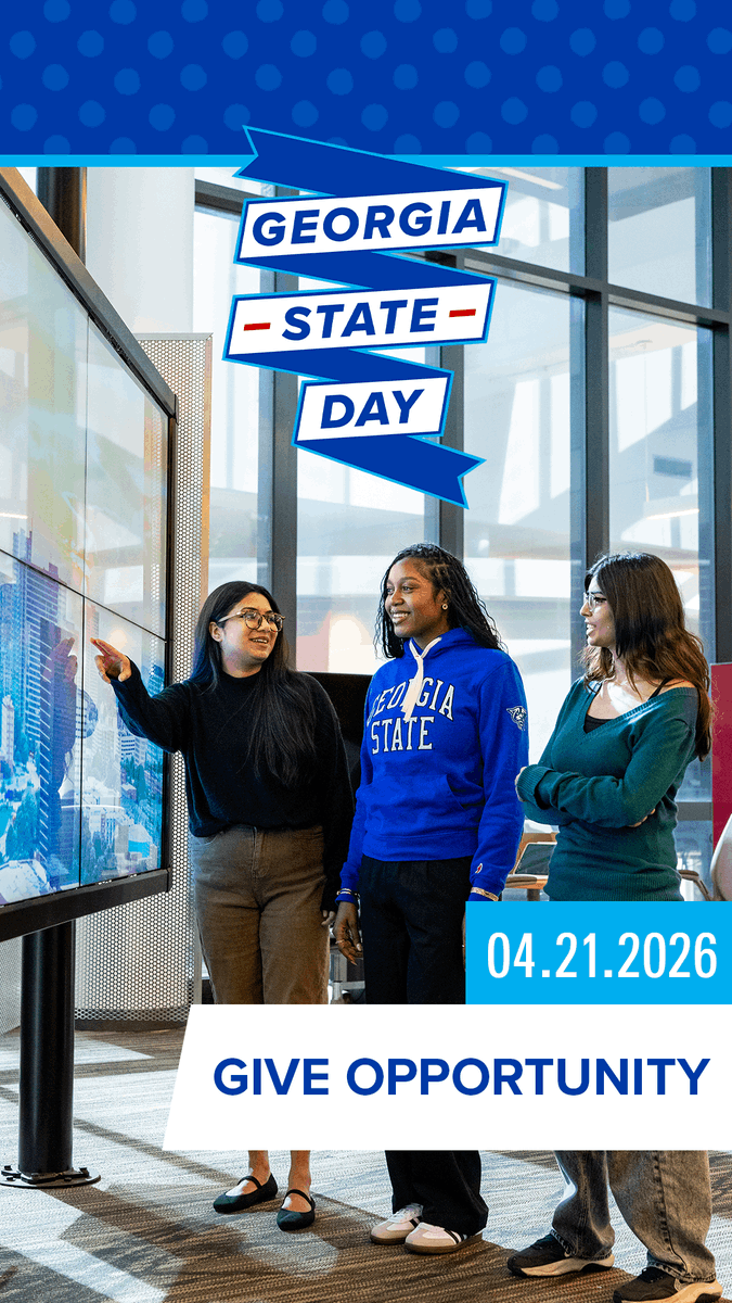 CSADatGSU's tweet photo. It's Georgia State Day! Help build momentum for students in our Panther community by giving back and supporting opportunities for their growth. Give TODAY to Center for Studies on Africa and Its Diaspora (CSAD)!  https://t.co/Av0HHJmP7L https://t.co/YboYdJisA9