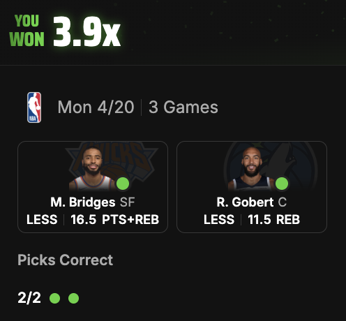 betparlayers's tweet image. COUNT IT ✅ 

picks from parlayersfs.com 

#Pick6 #NBAPicks