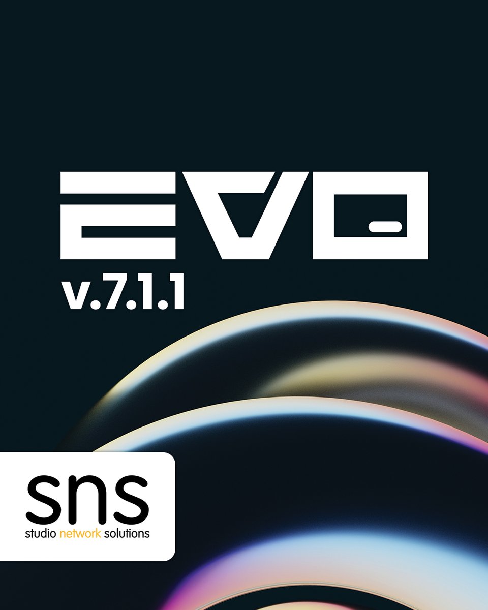 snstweets's tweet photo. The latest EVO update has arrived. 

EVO v.7.1.1 introduces even more powerful workflow automations and deeper integrations across the entire SNS ecosystem. Now shipping on new systems!

https://t.co/kNm0rFQOir

#SharedStorage #snsEVO #NABShow #NAB2026 #LasVegas #Outpost #AI https://t.co/G50ORTCdJ3