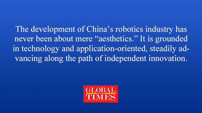 globaltimesnews's tweet image. #Editorial: Robots have already been widely deployed in many industries across China, and dancing and running are actually the very few tasks they perform.
