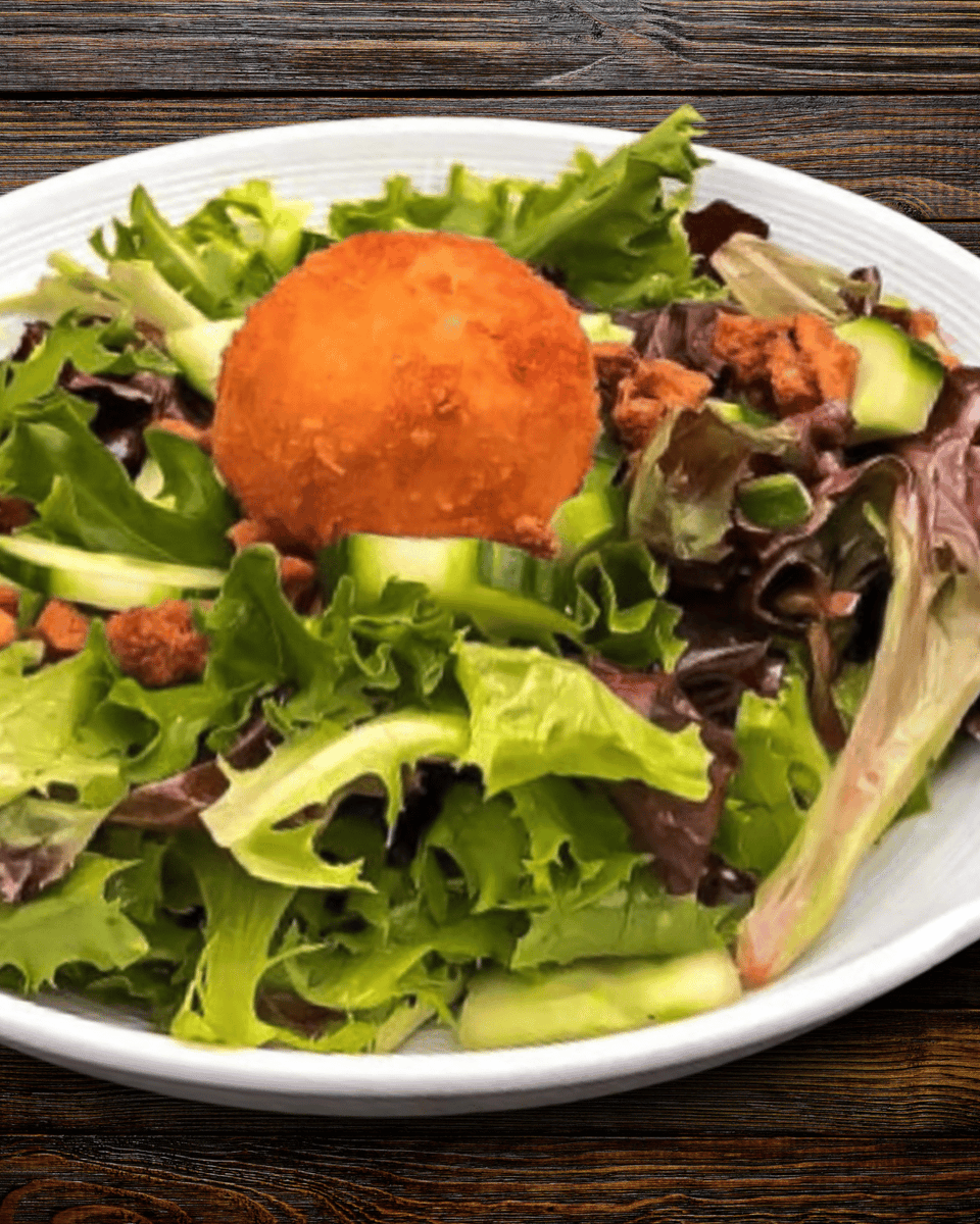SittingDuckCT's tweet photo. Warm goat cheese, crisp greens, and just enough crunch.

Our Warm Goat Cheese Salad brings a lighter option that still delivers — fresh, balanced, and satisfying.

When you want something that doesn't feel heavy, this is it.

#SittingDuckTavern #CommunityFirst #LocalEats https://t.co/3kroC9Y0xr
