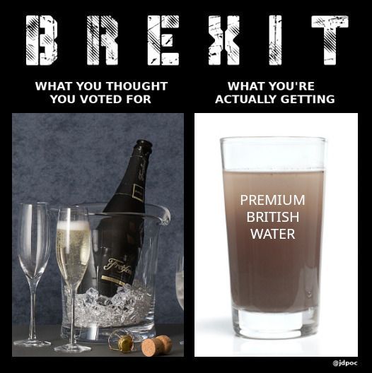 jdpoc's tweet image. Your #5OClockInspiration ... 

#Brexit Promised, #Brexit Delivered.

Because the Gullible believed all the Lies.