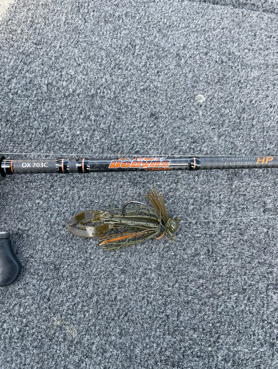 The Buckeye G-Man Ballin' Out Jig and the Dobyns Champion Extreme HP DX703C! #dobyns #buckeye #buckeyelures