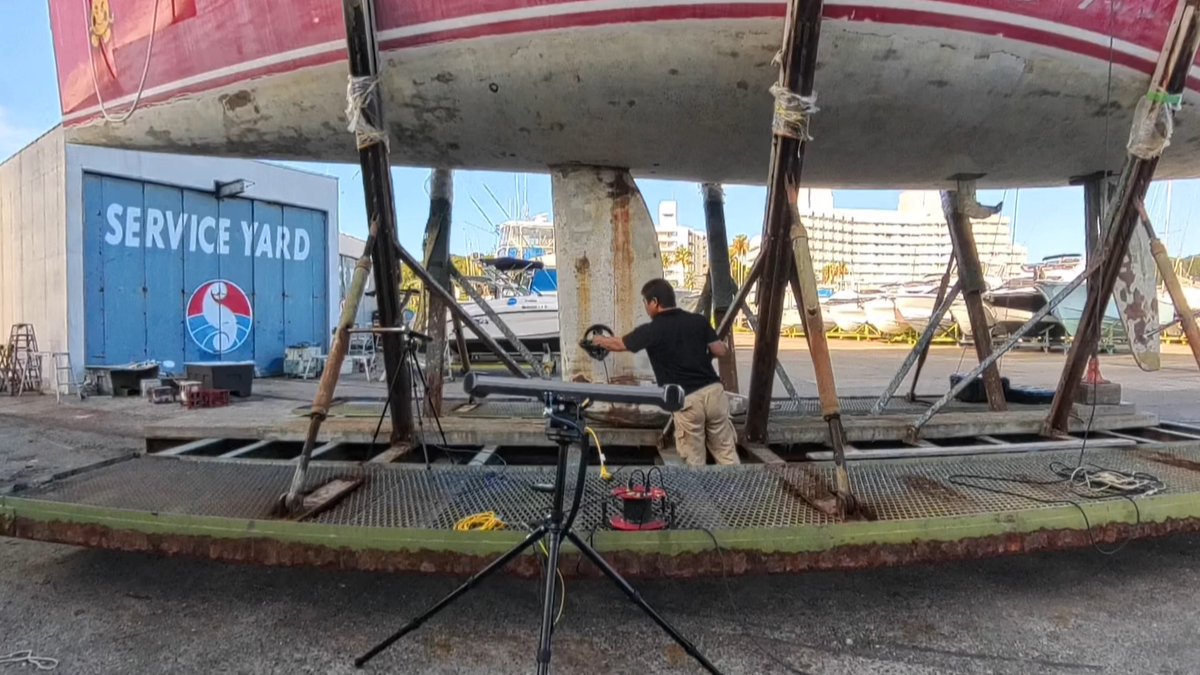 dreamhood23's tweet image. 昨年１０月７日に ＃３Dスキャナー #Revopoint #Trackit で ＃３Dスキャン した自分のヨットのキールを #RevoTrack で適当に編集して #AutodeskFusion でXYZ軸を厚程度整えて #Snapmaker のスライスソフト #Luban で1/10に縮尺して適当にスライスっして、、、