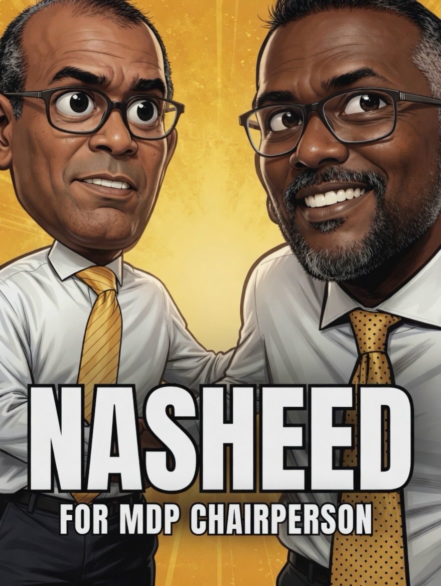 🚨 EVERYONE HAS A STORY ABOUT WHY NASHEED LEFT MDP.

But here’s the truth.
Trust was lost when corruption was ignored and people were not heard.

If we want it back, we need real change.
“A BODU BADHALAU”

We are asking <a href="/MohamedNasheed/">Mohamed Nasheed</a> to finish what he started.
We support what