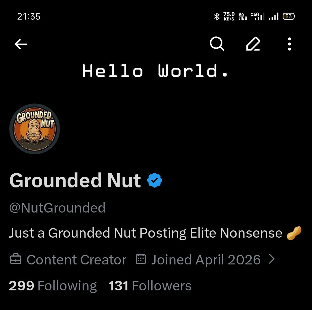 Grounded Nut tweet media