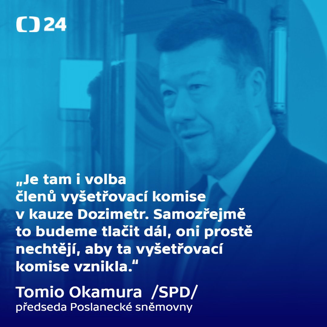 Vit_Rakusan's tweet image. Když nevíš kudy kam, hoď tam Dozimetr. Osvědčená taktika Babišovy vlády. :)

Skutečnost je taková, že jsme koalici navrhli vyřazení pouze bodu 82, tedy volby členů Rady České televize. Všechny ostatní volební body mohou bez problémů proběhnout, včetně volby členů vyšetřovací