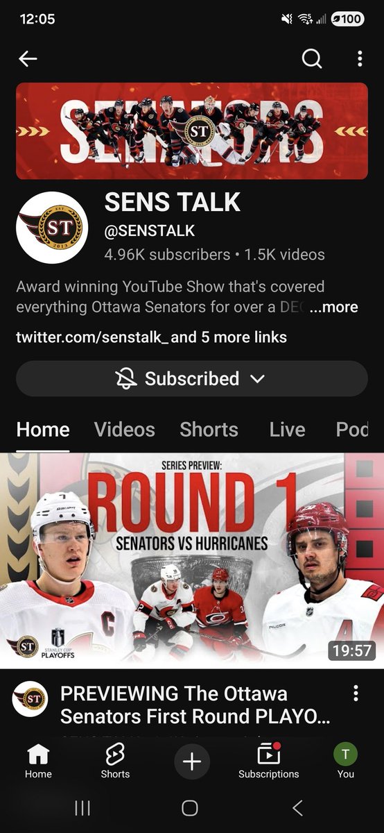 Btetro's tweet photo. @senstalk_ @interlockrepair LFG Sens!! https://t.co/ULXeZydyZU