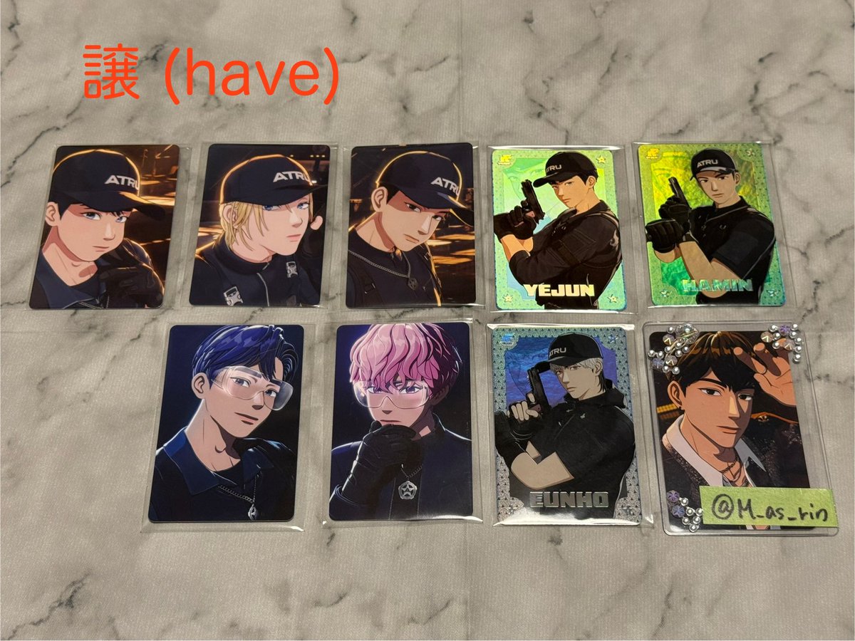 M_as_rin's tweet photo. 【交換】 PLAVE Caligo Pt.2 
ID Pass トレカ

譲→ 画像1枚目
💙💜🩷❤️🖤

求→ 画像2枚目
🖤🩷 ハミン、バンビ
※ハミン(ゴーグル)最優先

平日夜、都内手渡し。
※東京･秋葉原･池袋･他は要相談
または、郵送での交換。
お気軽にお声掛けください。 https://t.co/TfkrumFZ96