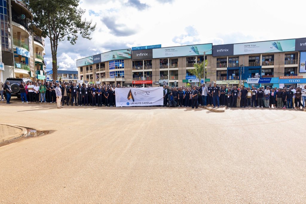 UrsuHuye's tweet photo. At the University of Rwanda, Huye Campus,a commemoration evening was held in honor of the victims of the Genocide against the Tutsi laid to rest at the Ruhande Genocide Memorial Site. It began with a Walk to Remember.

Together, we walked.
Together, we carry the legacy forward.🕯️ https://t.co/QXSb534syP