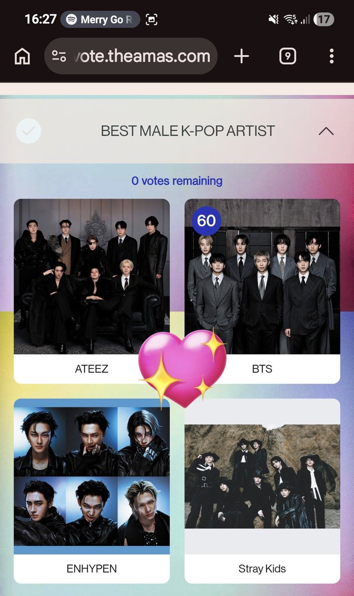Its turbo voting! We have double the votes 💜