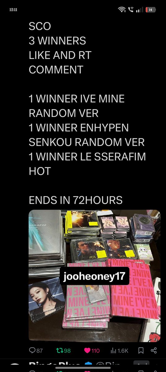 MoniqueLaz44177's tweet photo. @jooheoney17 IVE MINE🤞🤞 https://t.co/Hb6nY7VXD3