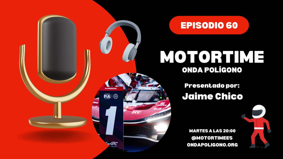 MotorTimeES's tweet photo. 📻 ¡Arranca #MotorTime!
🏁 Victoria de Álex Palou en #ALBGP
⏱️ Inicio del #WEC con victoria de Toyota
⚙️ Y debate sobre los cambios que aprobó la Fórmula 1 este lunes
🎙️ Con @JaimeCD4 y @NataliaTautiva… en https://t.co/USrDaTuCLC https://t.co/6i3LUtS4ih
