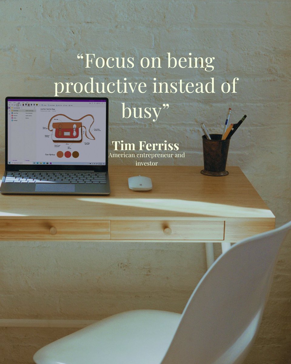 RobinLeigh_AZ's tweet image. Being productive means channeling your energy into tasks that create real progress, not just ticking off a to-do list. 💻

Prioritise with purpose, act with intention, and watch your efforts turn into meaningful results. 💡

#productivity #stayfocused #worksmart