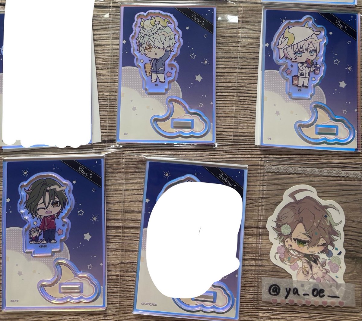 ya_oe__'s tweet photo. 【譲渡】オトメイト オトファン2026 アクリルスタンド アクリルブロマイド

譲: 
アクスタ→ピーター、レイ、朱里
アクブロ→朱里、ヒムカ、☆エリヤ、☆アルヴィン、☆琉輝、レイ、ピーター、☆フェイ

求:定価(+送料)

アクブロのエリヤ、レイ、フェイはお返事待ちのため少しお時間頂きます。
→ https://t.co/vF4OHrX9Nq