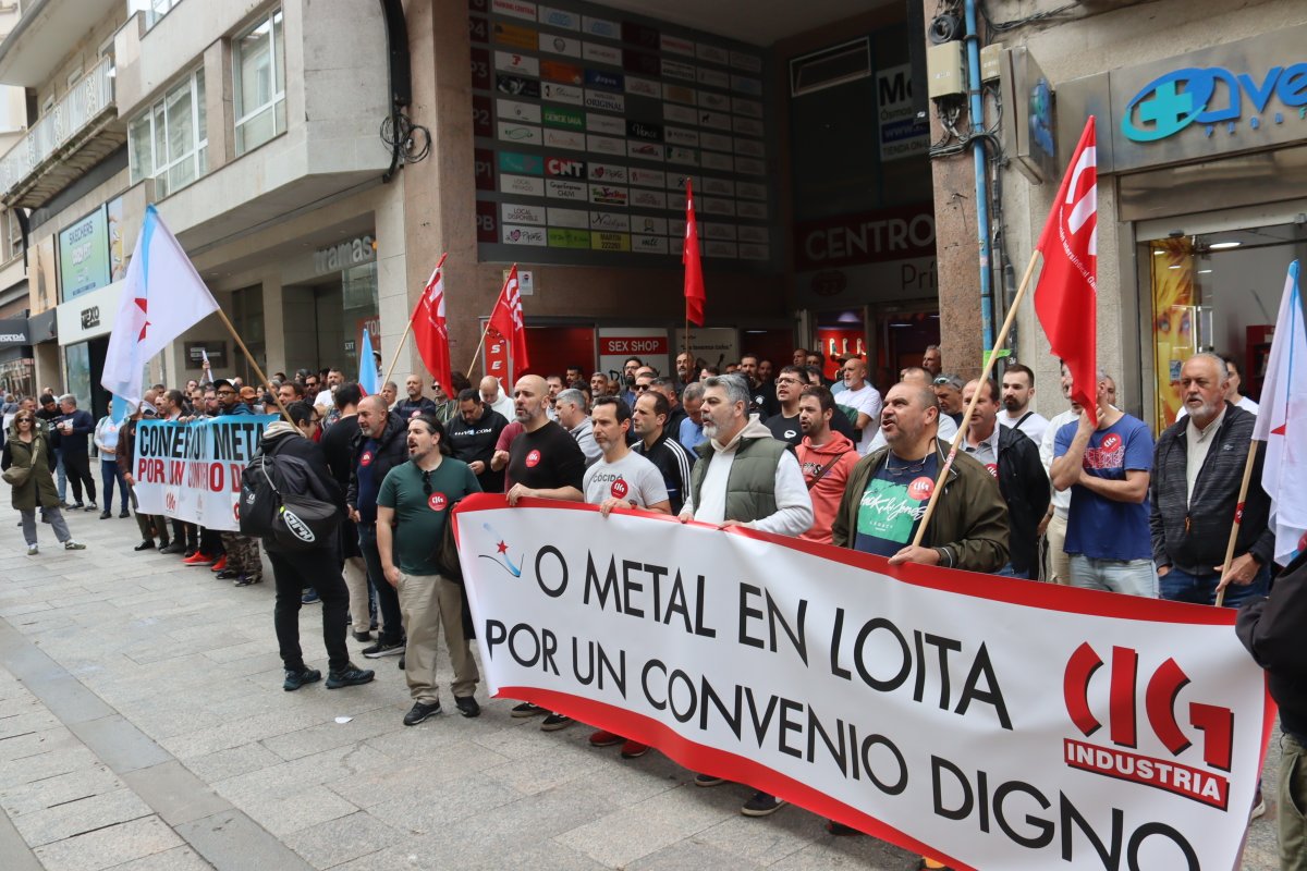 galizaCIG's tweet image. 🛠️Folga no #metal e no comercio do metal da provincia de #Pontevedra ante o intento das patronais de precarizar os convenios

✊A CIG convoca un día de paro o 7 de maio para reclamar melloras que dignifiquen as condicións do persoal

ℹ️ i.gal/fLRTu

#folgadometal