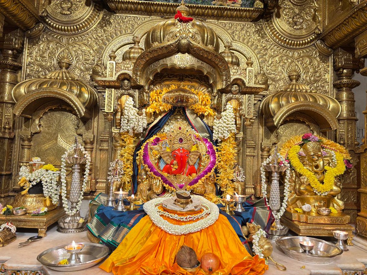 SVTMumbai's tweet photo. 🙏गणपती  बाप्पा मोरया 🌺मंगलमूर्ती मोरया 🙏२१/०४/२०२६
🙏Ganapati Bappa Moraya 🌺 Mangalmurti Moraya  🙏 21/04/2026 https://t.co/aXlg4Y9vaB