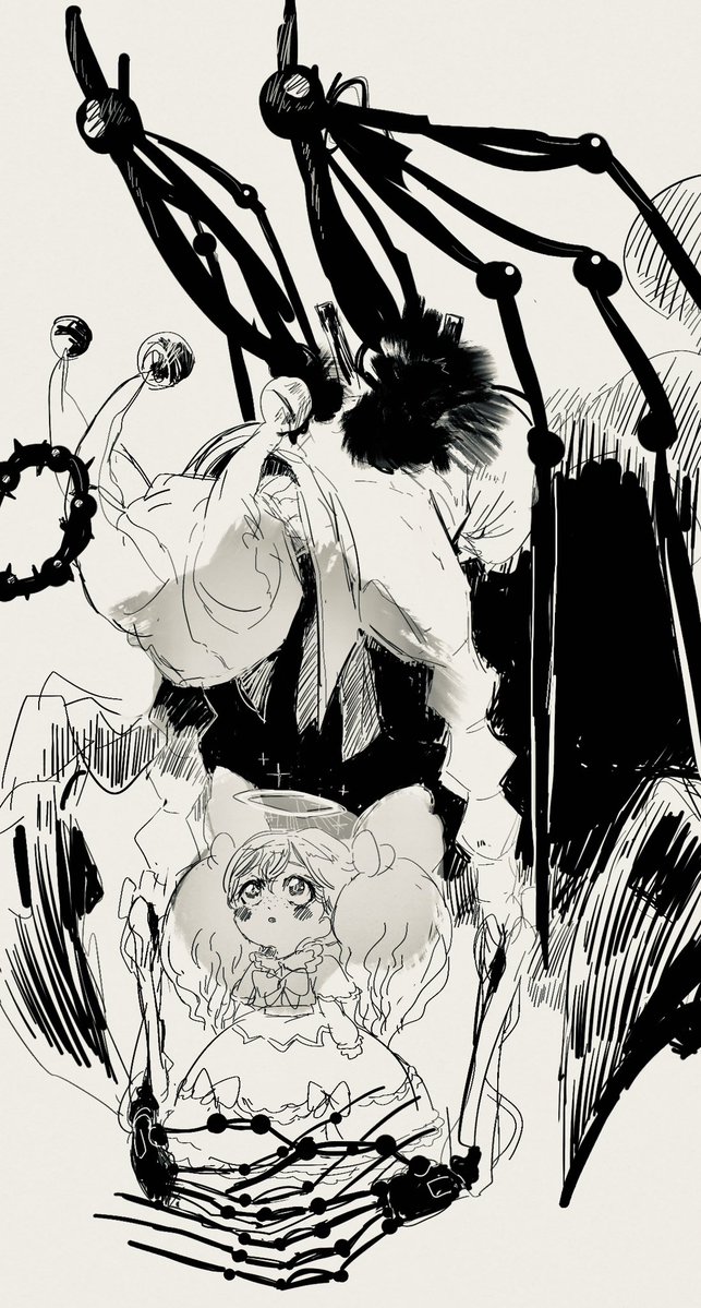 悪魔プロ🦾と天使ポピ🌹