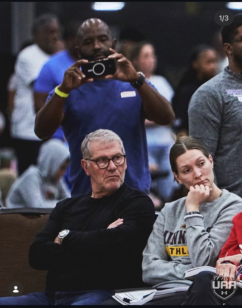 RyanDeal_605's tweet image. “It holds about 7,000 people. It’s the best atmosphere for a South Dakota state girls basketball tournament. We won back-to-back state championships there. It’s called the Huron Arena.” - Chloe Lamb (probably) to Geno  Auriemma