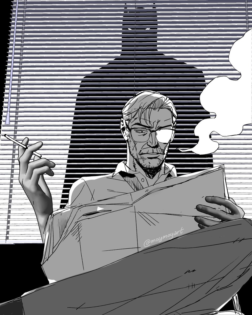 moymoyart's tweet image. Jim Gordon Sketch

#DC #batman #fanart