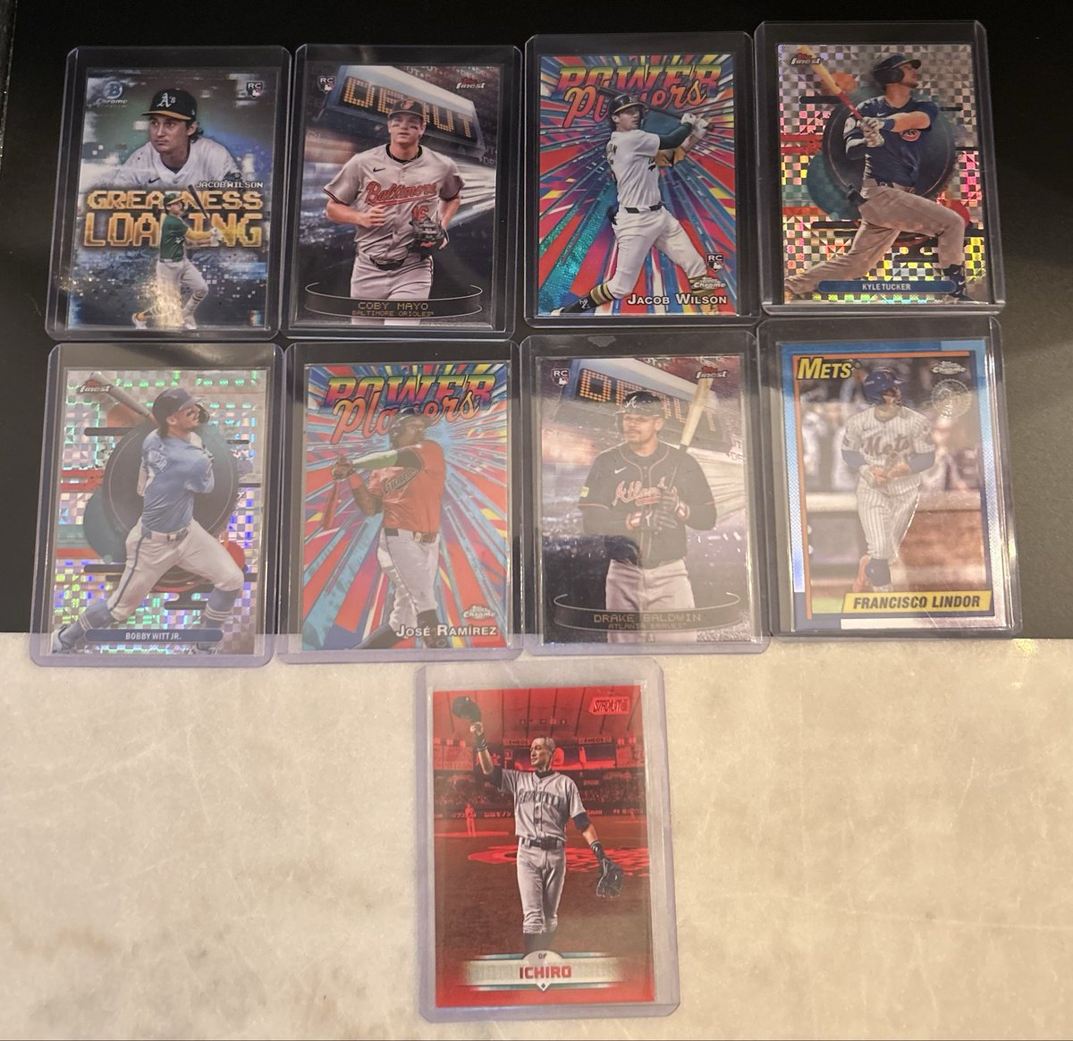 bandito_1914's tweet image. 🚨BASEBALL LOT🚨

Take all including the Nick Kurtz Blue Sapphire! 

$45 BMWT Shipped

#TheHobbyFamily #THFpro #Baseballcards