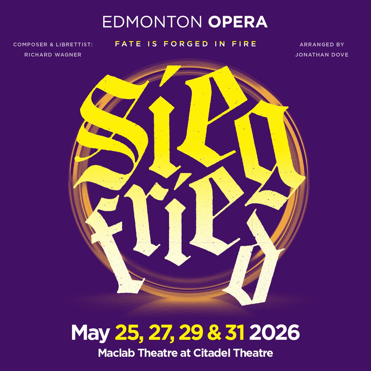 edmontonopera's tweet image. Siegfried is part of something bigger.
A story that spans gods, power, greed, love, and consequences.
Casual.

#Siegfried opens May 25. In partnership with the
@citadeltheatre’s Heart and Hub Program

#YEGArts #Opera
