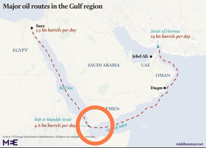 24_70xu's tweet photo. Abdul-Malik al-Houthi, leader of Yemen's Ansar Allah: "We will not remain neutral against any aggression towards Iran"

Next strait is going to block very soon https://t.co/G0Cjbd3F5W