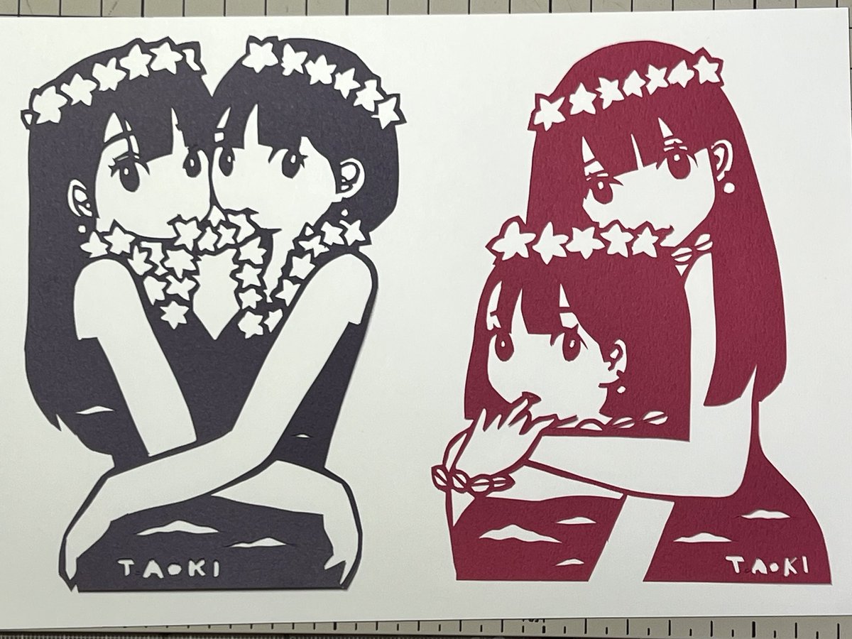 本日の切り絵 
