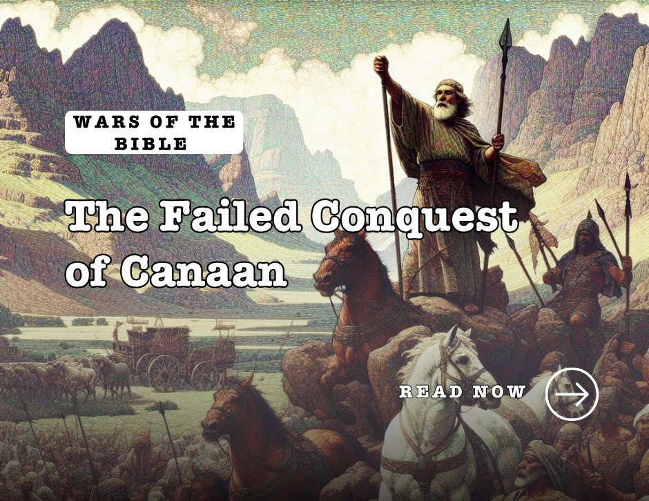 EABakerOfficial's tweet photo. Continuing my Wars of the Bible blog series, we are now in Judges, looking at the failed conquest of Canaan, the consequences of Israelite disobedience, and a preview of the judges themselves. 
Check it out: https://t.co/qH8rjcOUqf

#warsofthebible #ancienthistory https://t.co/h6Vdhxn9nA