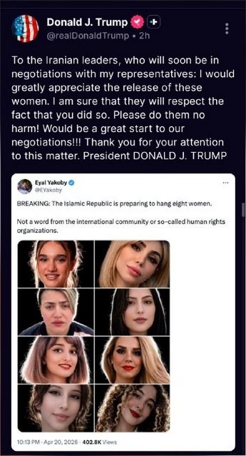 BelannF's tweet image. CAN YOU IMAGINE being a woman in Iran?  These women are scheduled to be hanged for protesting.

Ladies who live in America and are promoting Islam - are you sure you are on the side of the Iranian regime and think Islam is peaceful and righteous?