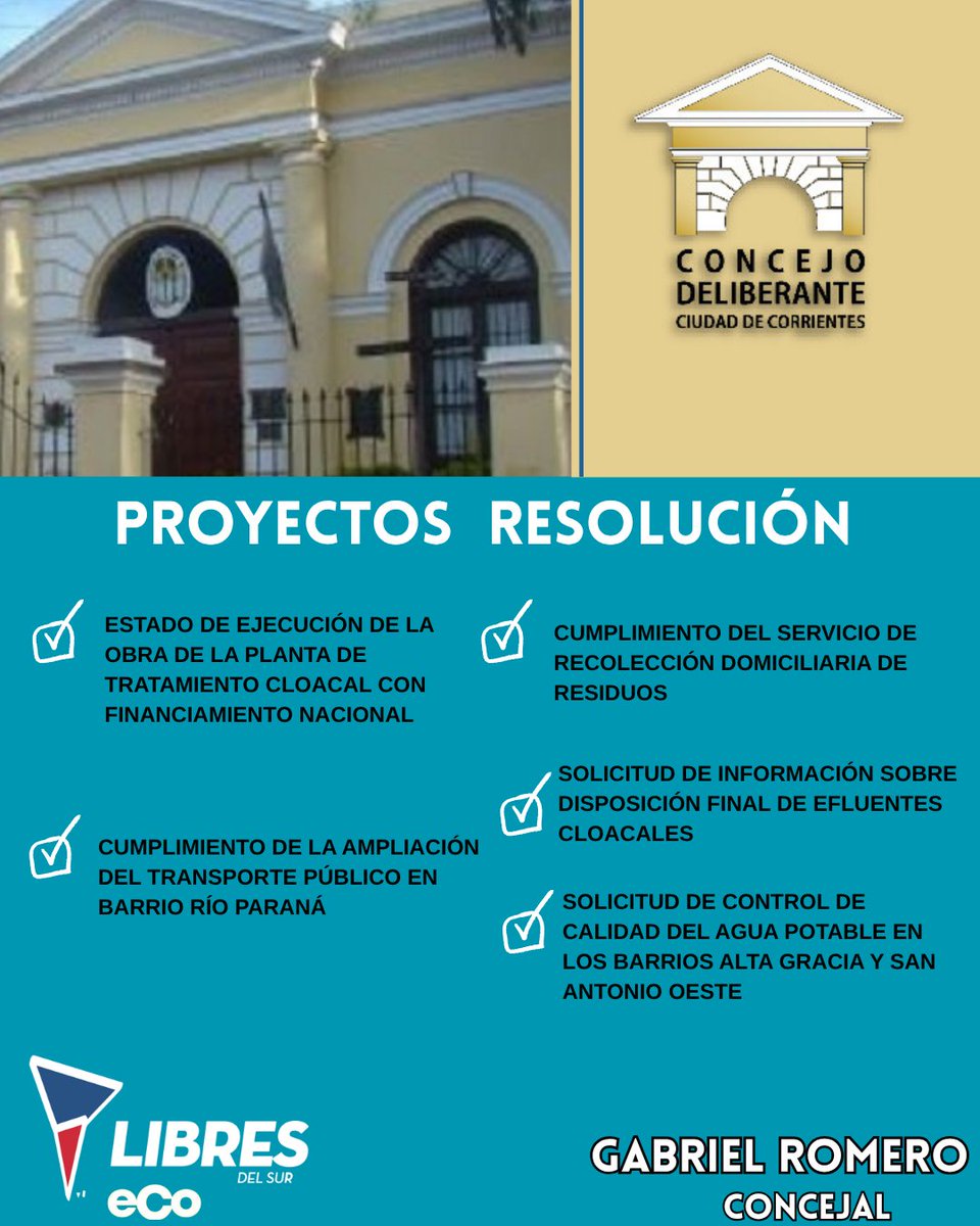 Partido Libres del Sur Corrientes tweet media