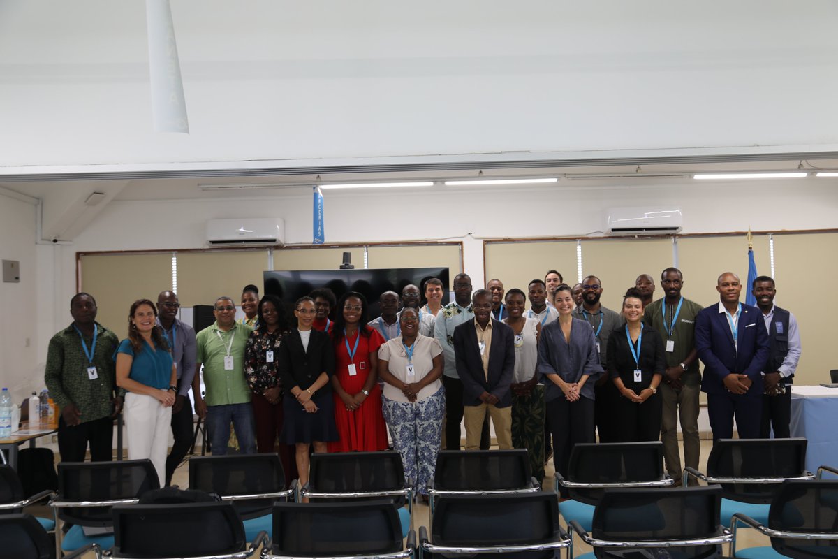UndpStp's tweet image. #UNDP in partnership with UNDESA convened a Technical Coordination Workshop on #STI4SIDS in🇸🇹. Focus: strengthening science, technology &amp;amp; innovation for climate action, blue economy, &amp;amp; sustainable development. A key step to better plan, coordinate &amp;amp; deliver impact.
#ClimateAction
