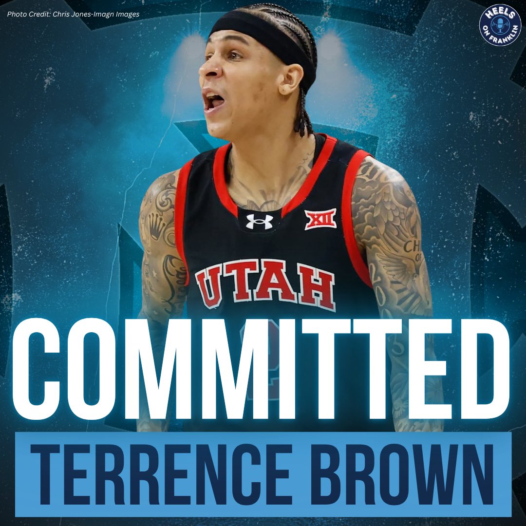 𝙏𝙧𝙖𝙣𝙨𝙛𝙚𝙧 𝙋𝙤𝙧𝙩𝙖𝙡: Utah transfer guard Terrence Brown has committed to North Carolina, he shares on Instagram. 

The 6-foot-3 junior turned in a standout season, averaging 19.9 points per game and earning All-Big 12 Honorable Mention honors.