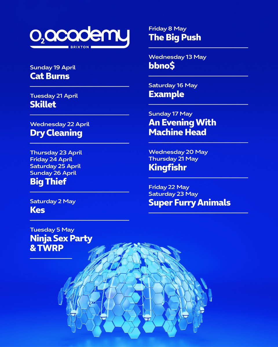 O2 Academy Brixton tweet media